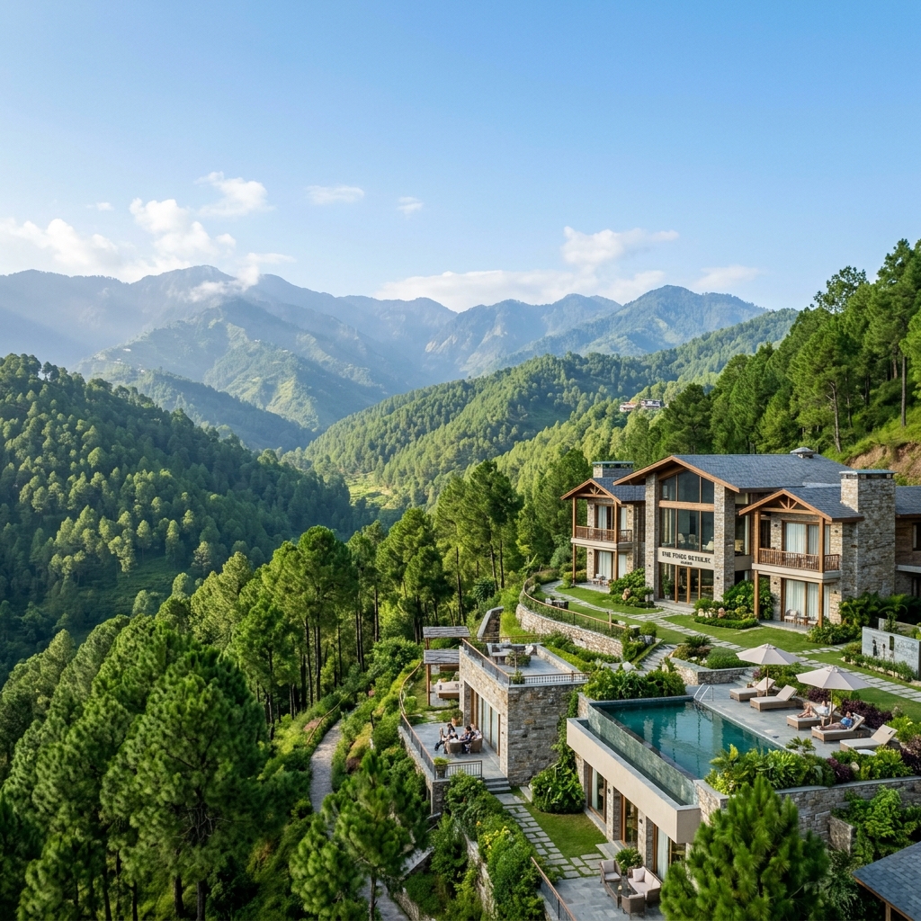 Serene mountain views